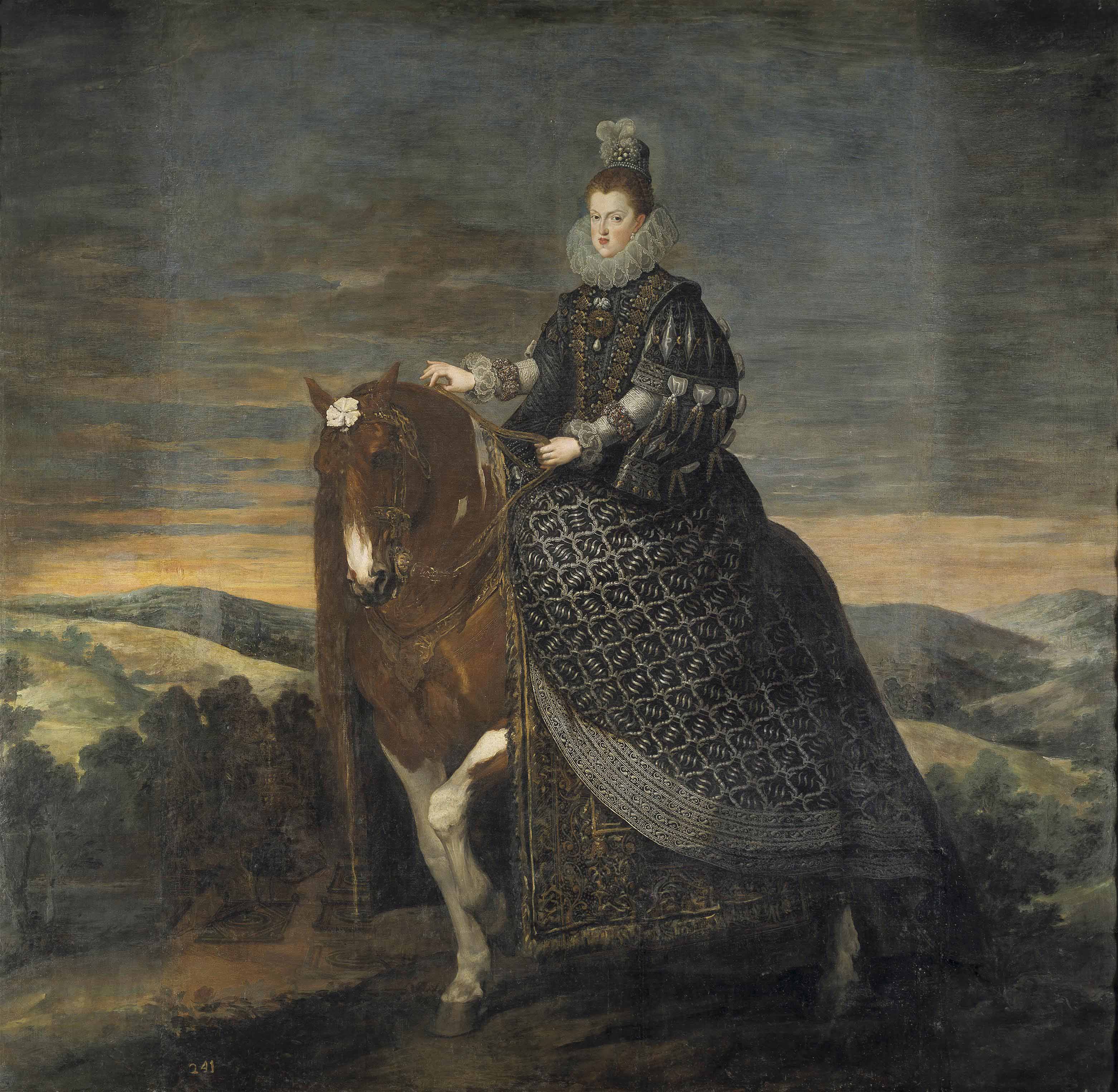 Equestrian Portrait of Margarita of Austria